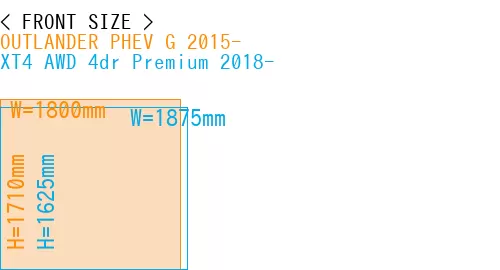 #OUTLANDER PHEV G 2015- + XT4 AWD 4dr Premium 2018-